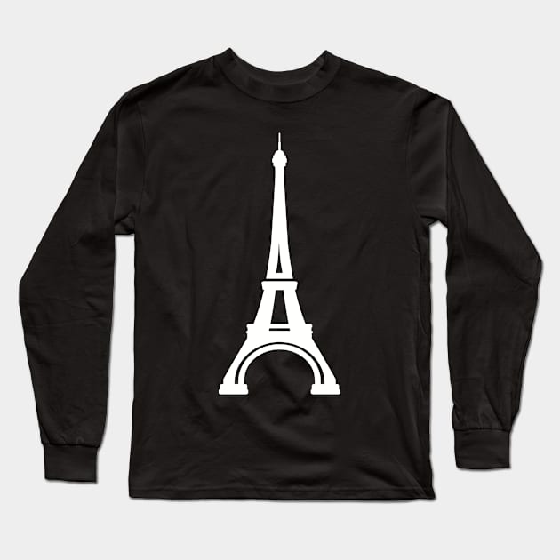 Eiffel Tower Paris Long Sleeve T-Shirt by Designzz